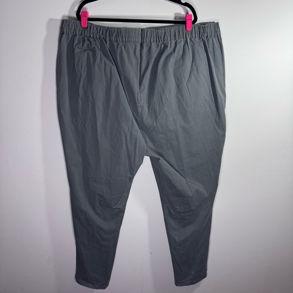 Universal Standard Gray High Rise Skinny Pants 2XL Stretch Cotton Slacks - Picture 2 of 9